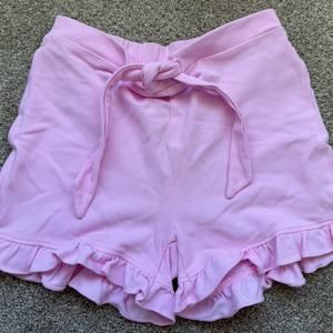 Bella Bliss Girls Ruffled Shorts Pink Sz 8